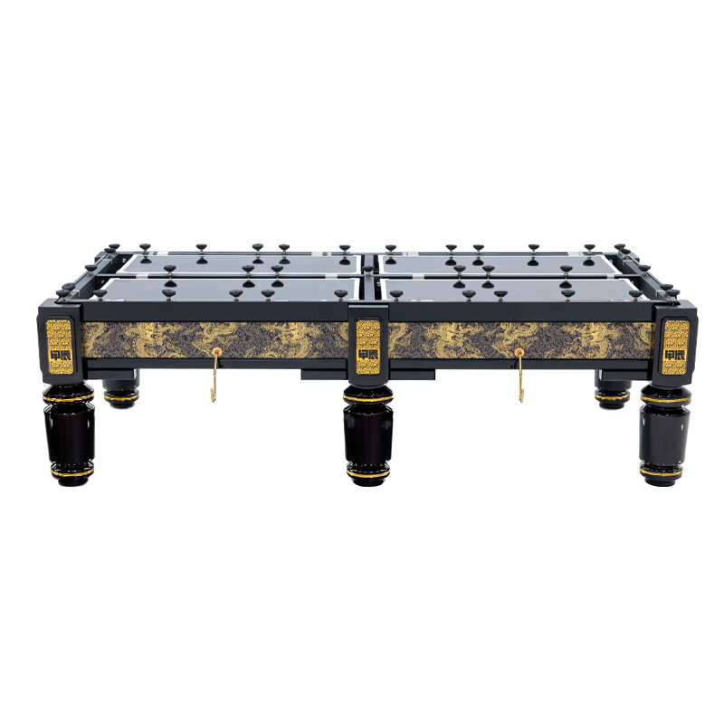 XINGPAI 9ft Loong Golden Black Billiard Table ($6244 Ex-work price) | 甲辰黑金 Professional Chinese Pool Table