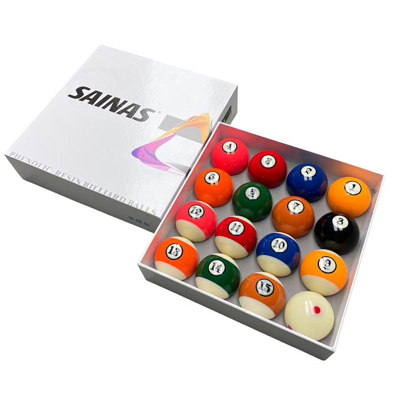 SAINAS BLACK TV Billiard Balls ($134.40 Ex-work)  经典 | Classic Phenolic Resin Billiard Balls for Tournament Play